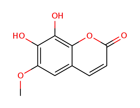 7,8-dihydroxy-6-methoxy-2H-1-benzopyran-2-one