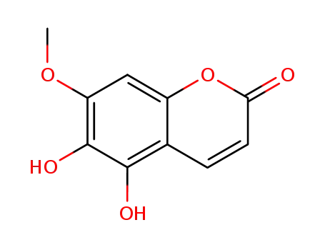 5,6-dihydroxy-7-methoxycoumarin